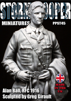 PPST45 Alan Ball RAC 1916, 1/9 scale resin bust, sculpted by Greg Girault